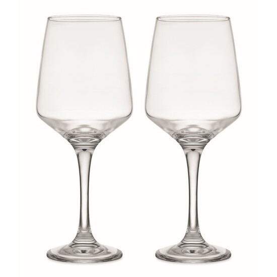 Set mit 2 Weingläsern