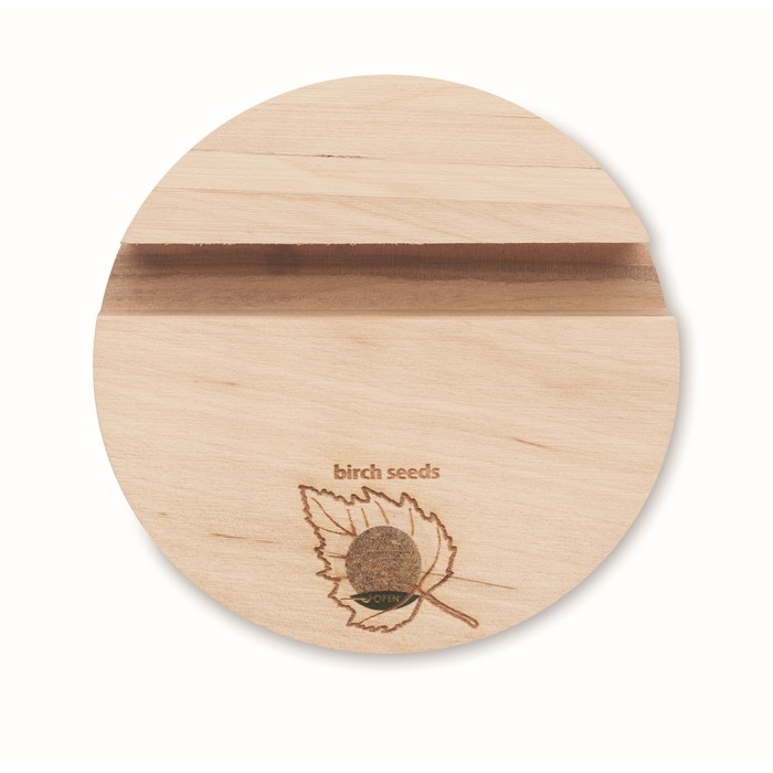 Smartphone Halter Birkenholz