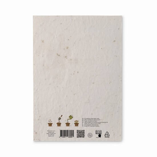 DIN A5 Wildblumen-Samenpapier