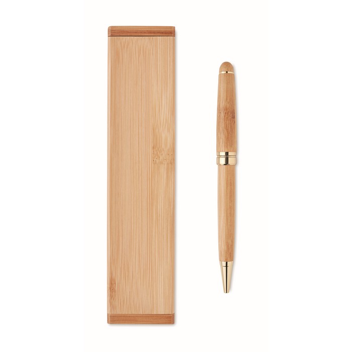 Bambus Drehkugelschreiber