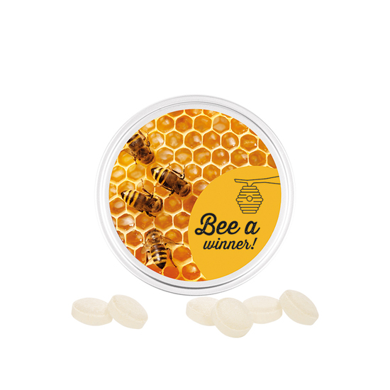 Midi Dose, weiß Mini Bonbons Japanische Minze