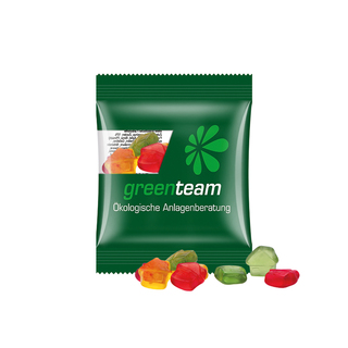 Minitüte,10 g, kompostierbare Folie transparent, Trolli Fruchtgummi Haus