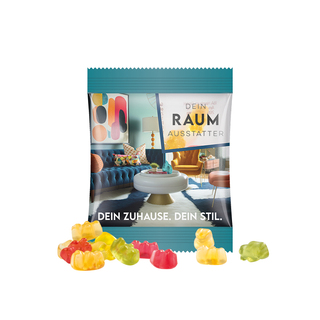 Minitüte,15 g, Folie transparent, Trolli Premium Bärchen,