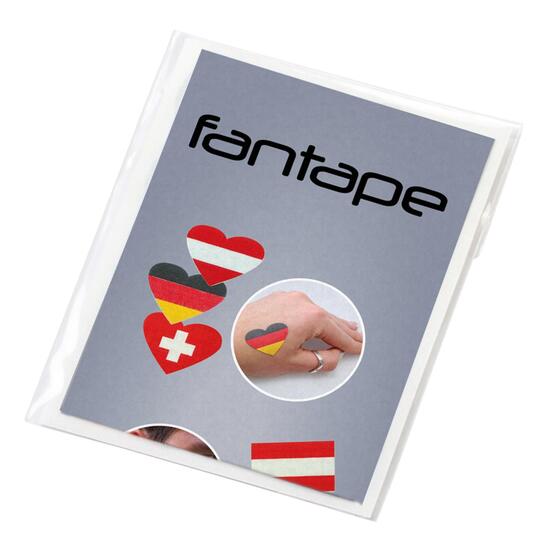 Fantape "Herz", 4er-Set