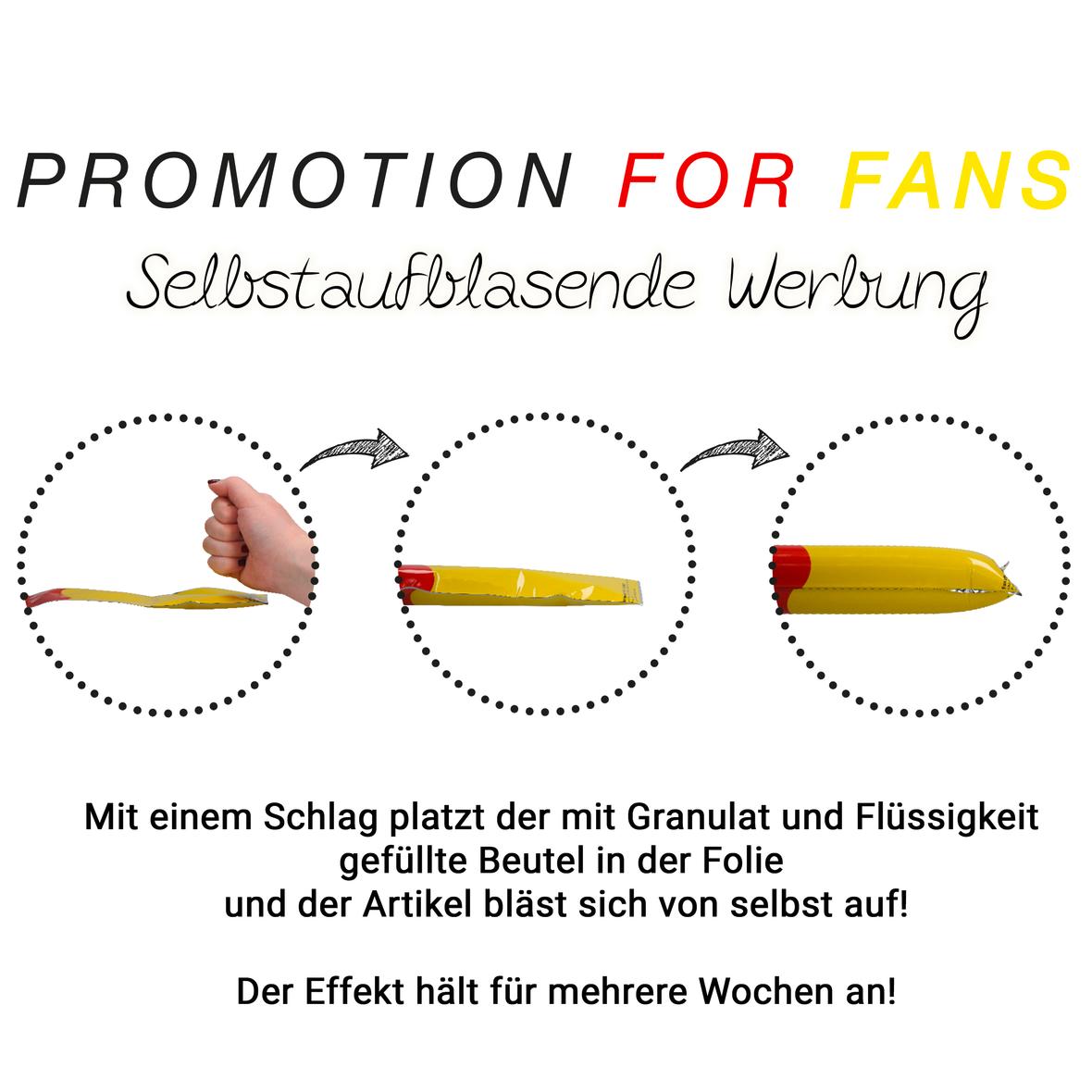 Klopfschlauch-Sticks, selbstaufblasend "Deutschland"