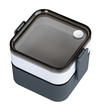 DUO Doppel- Lunchbox mit auslaufsicherem Deckel