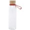 Porto 500 ml Glas-Flasche mit Silikongriff und Bambusdeckel