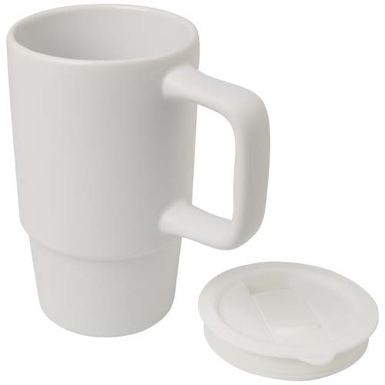 Carter 450 ml Keramiktasse mit Kunststoffdeckel