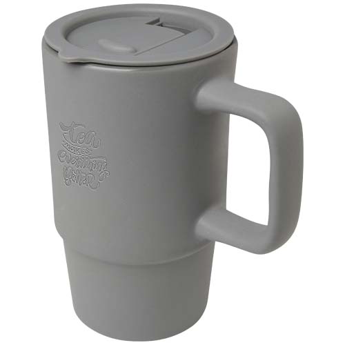 Carter 450 ml Keramiktasse mit Kunststoffdeckel