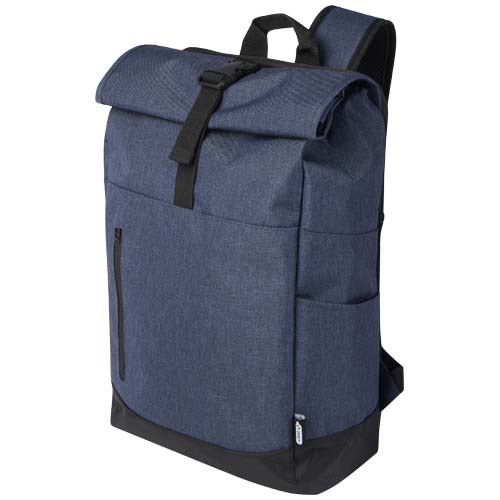 Libra 15,6" GRS recycelter Rolltop Laptop-Rucksack 12L