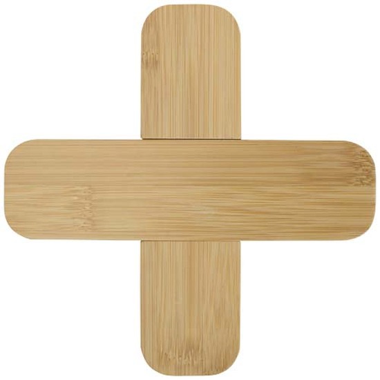 Croc Untersetzer aus Bambus – groß