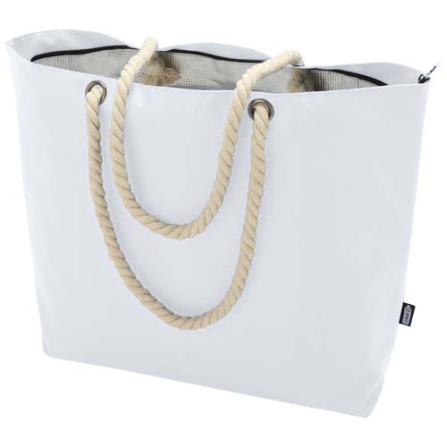 Panama Strandkühltasche mit Kordelgriffen aus recyceltem GRS-Material, 23L