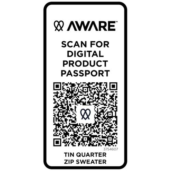 Tin Aware™ Pullover mit Half-Zip Reißverschluss aus recyceltem Material Unisex