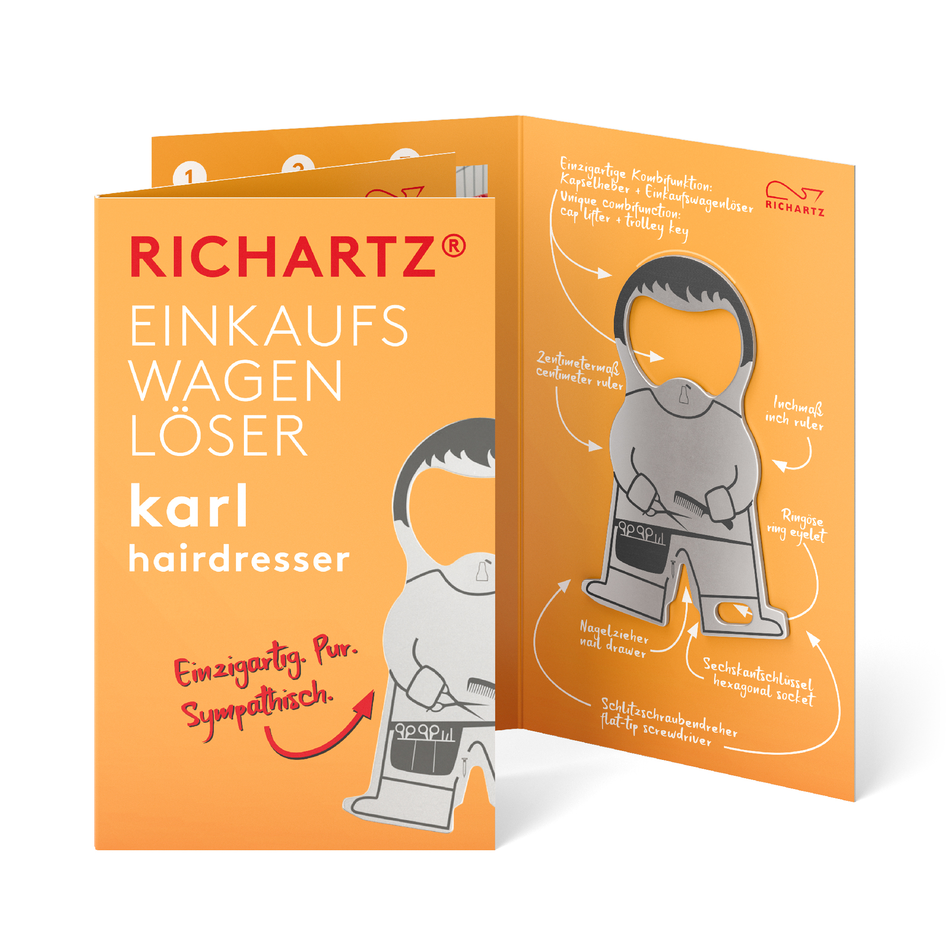RICHARTZ® EINKAUFSWAGENLÖSER karl hairdresser
