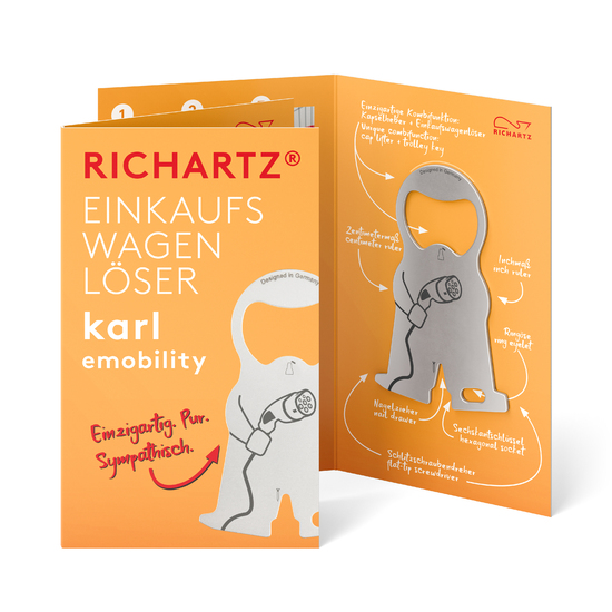 RICHARTZ® EINKAUFSWAGENLÖSER karl emobility