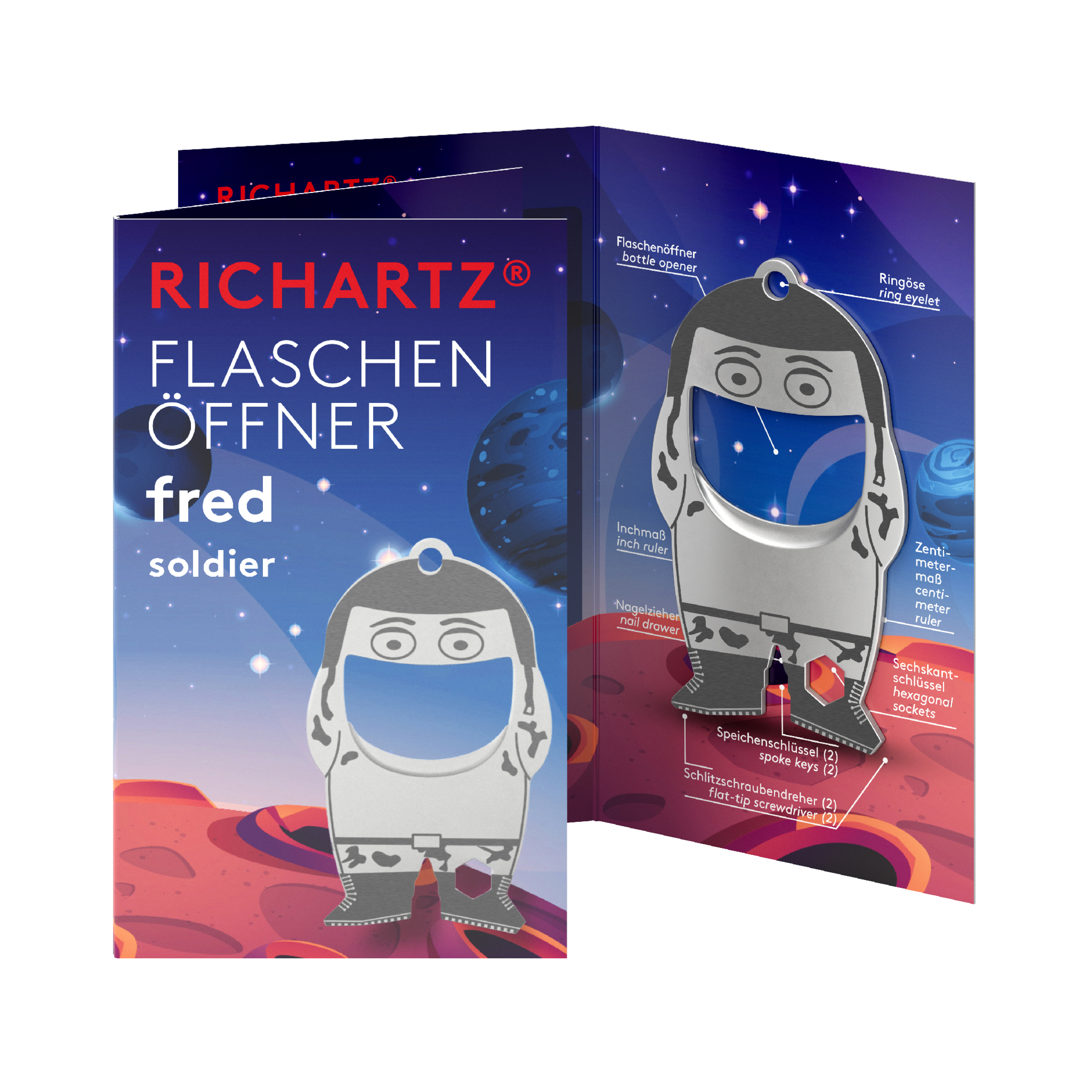 RICHARTZ® FLASCHENÖFFNER fred soldier