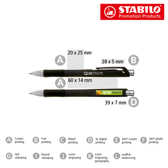 STABILO concept metallic Kugelschreiber