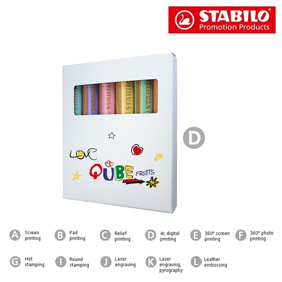 STABILO woody duo Farbstift 6er-Set