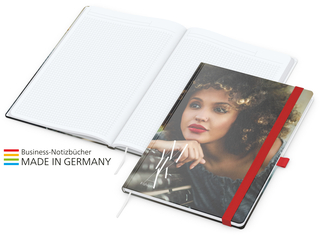 Match-Book White Bestseller A4 Cover-Star gloss-individuell, rot