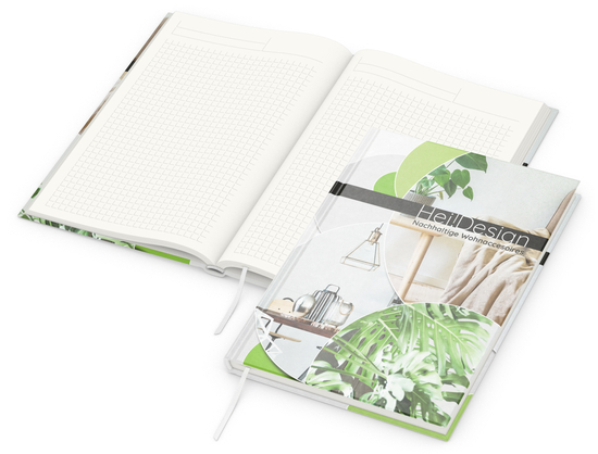 Notizbuch Note-Book A5 Natura Recycling inkl. 4C-Druck