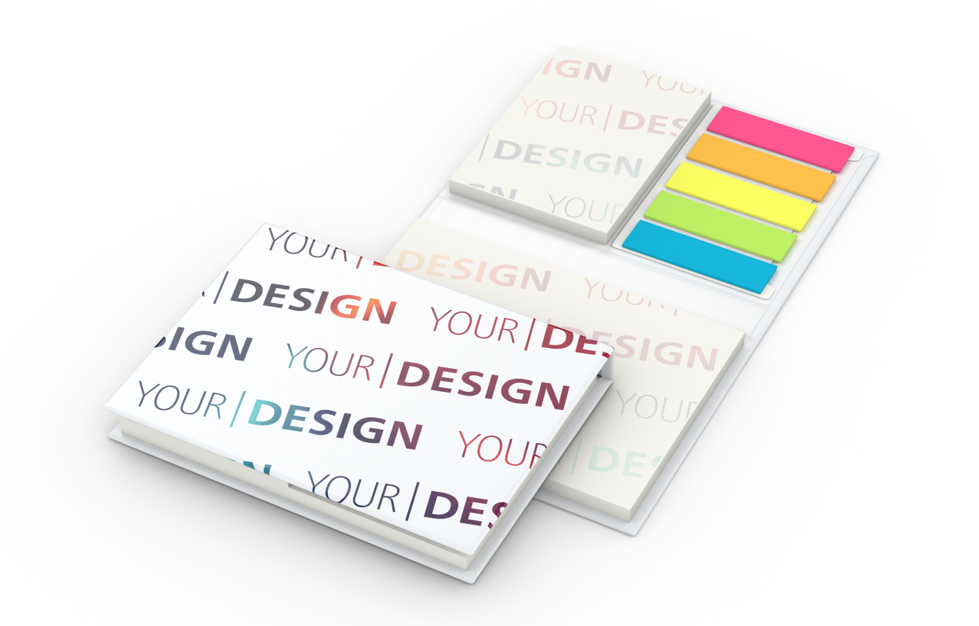 Haftnotiz-Set Brüssel Individuell Cover-Star Recycling-Matt, 50/50 Blatt