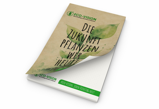 Schreibblock Cover A5 Recycling, 100 Blatt