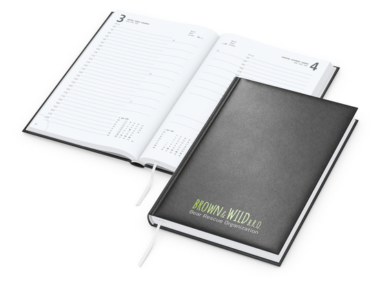 Buchkalender Advance Bestseller inkl. Siebdruck-Digital