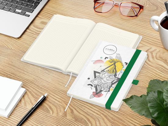 Notizbuch Match-Book Creme A5 Natura Bestseller