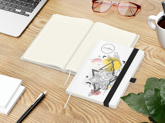 Notizbuch Match-Book Creme A5 Natura Bestseller