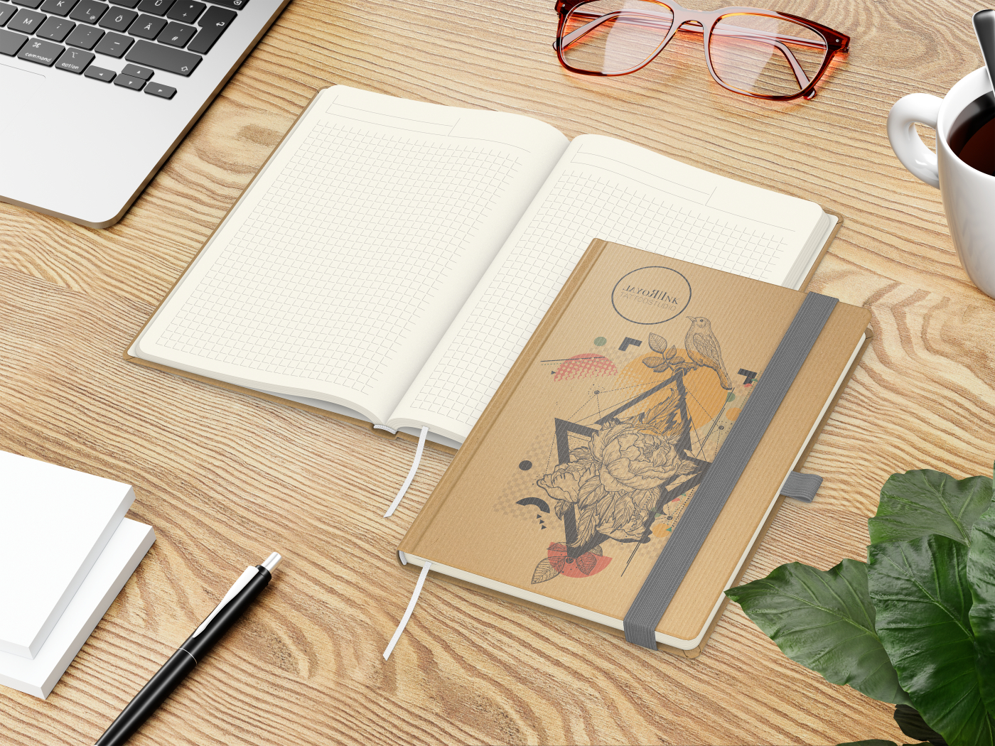 Notizbuch Match-Book Creme A5 Natura Bestseller