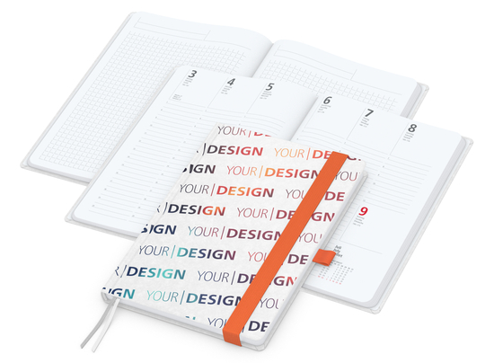 Wochenplaner Match-Hybrid White A5 Natura Bestseller