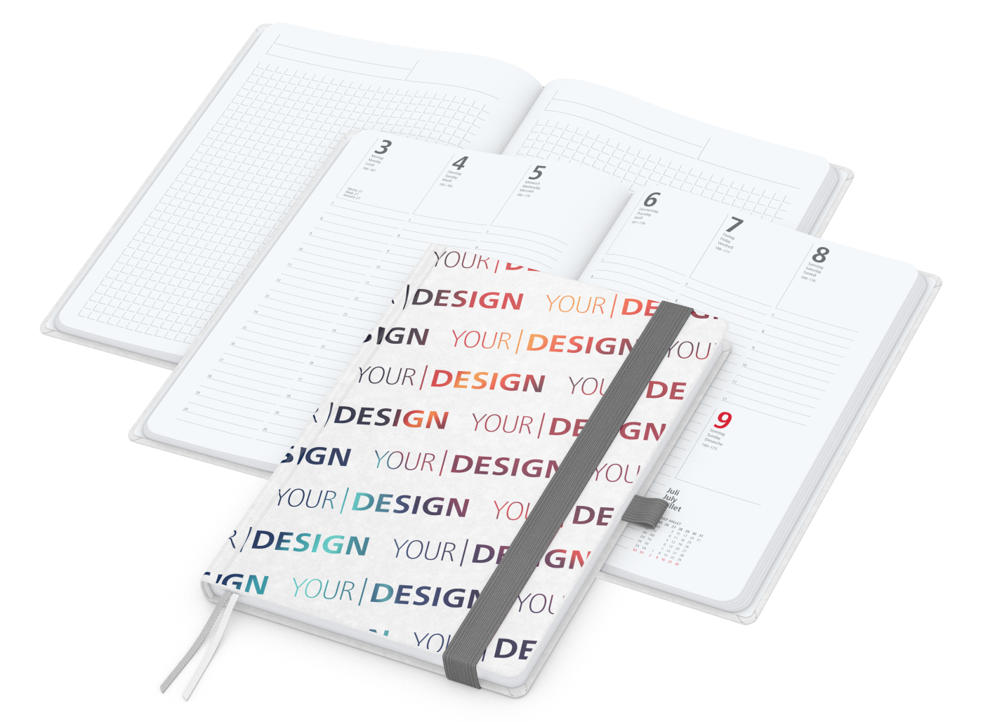 Wochenplaner Match-Hybrid White A5 Natura Bestseller