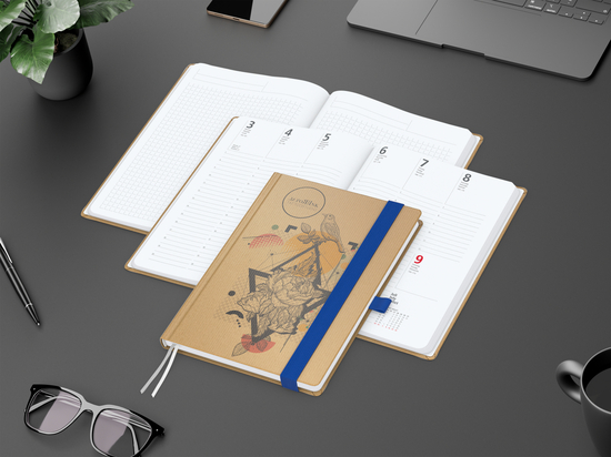 Wochenplaner Match-Hybrid White A5 Natura Bestseller