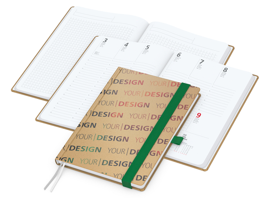 Wochenplaner Match-Hybrid White A5 Natura Bestseller