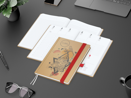 Wochenplaner Match-Hybrid White A5 Natura Bestseller