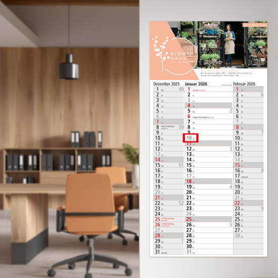 3-Monatskalender Spectrum 3 Bestseller (Einblatt)