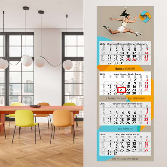 4-Monatskalender Profil 4 Bestseller (Mehrblock)