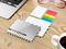 Haftnotiz-Set Budapest Bookcover White Bestseller, gloss-individuell, Farbschnitt gelb