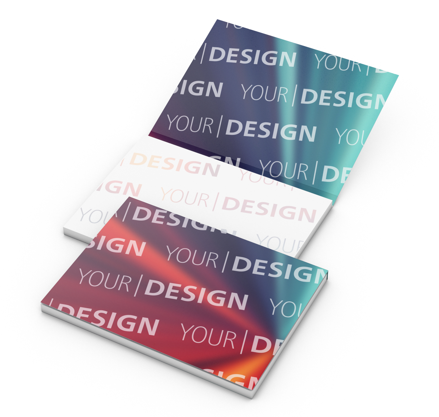 Haftnotiz Cover Karton Individuell 100 × 72 Bestseller, matt-individuell