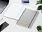 Notizbuch Easy-Book Comfort Bestseller, Large, silber inkl. Goldprägung