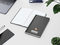 Notizbuch Easy-Book Basic Bestseller, Pocket, schwarz inkl. Siebdruck-Digital