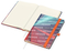 Notizbuch Match-Book Creme Bestseller, A5, Cover-Star, gloss-individuell, orange