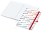 Notizbuch Match-Book White Bestseller, A4, Natura, individuell, rot