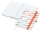 Notizbuch Match-Book White Bestseller, A5, Natura, individuell, orange