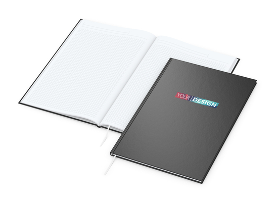 Notizbuch Memo-Book Bestseller, A4, matt-schwarz