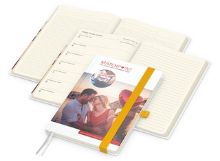 Wochenplaner Match-Hybrid Creme Bestseller, Cover-Star gloss, gelb