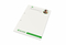 Schreibblock Recycling, A4, 25 Blatt mit 2fach-Abheftlochung