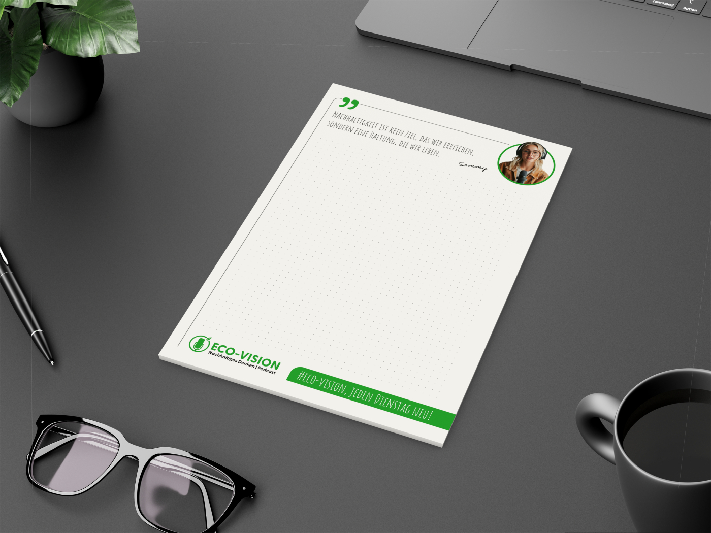 Schreibblock Recycling, A5, 50 Blatt