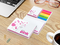 Haftnotiz-Set Budapest Bookcover Individuell, matt-individuell