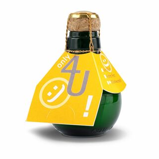 Kleinste Sektflasche der Welt Only 4 u, 125 ml 2K1540b